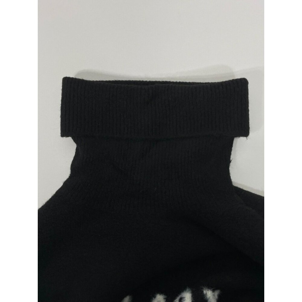 The Cuddle Collab X Target CAT LADY Turtleneck Sweater Large Black - Picture 4 of 8